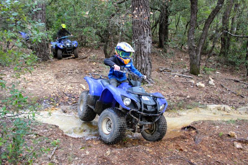 RANDONNÉE QUAD DANS LE VAR EN PROVENCE POUR VOS ANNIVERSAIRES DE VOS ENFANTS